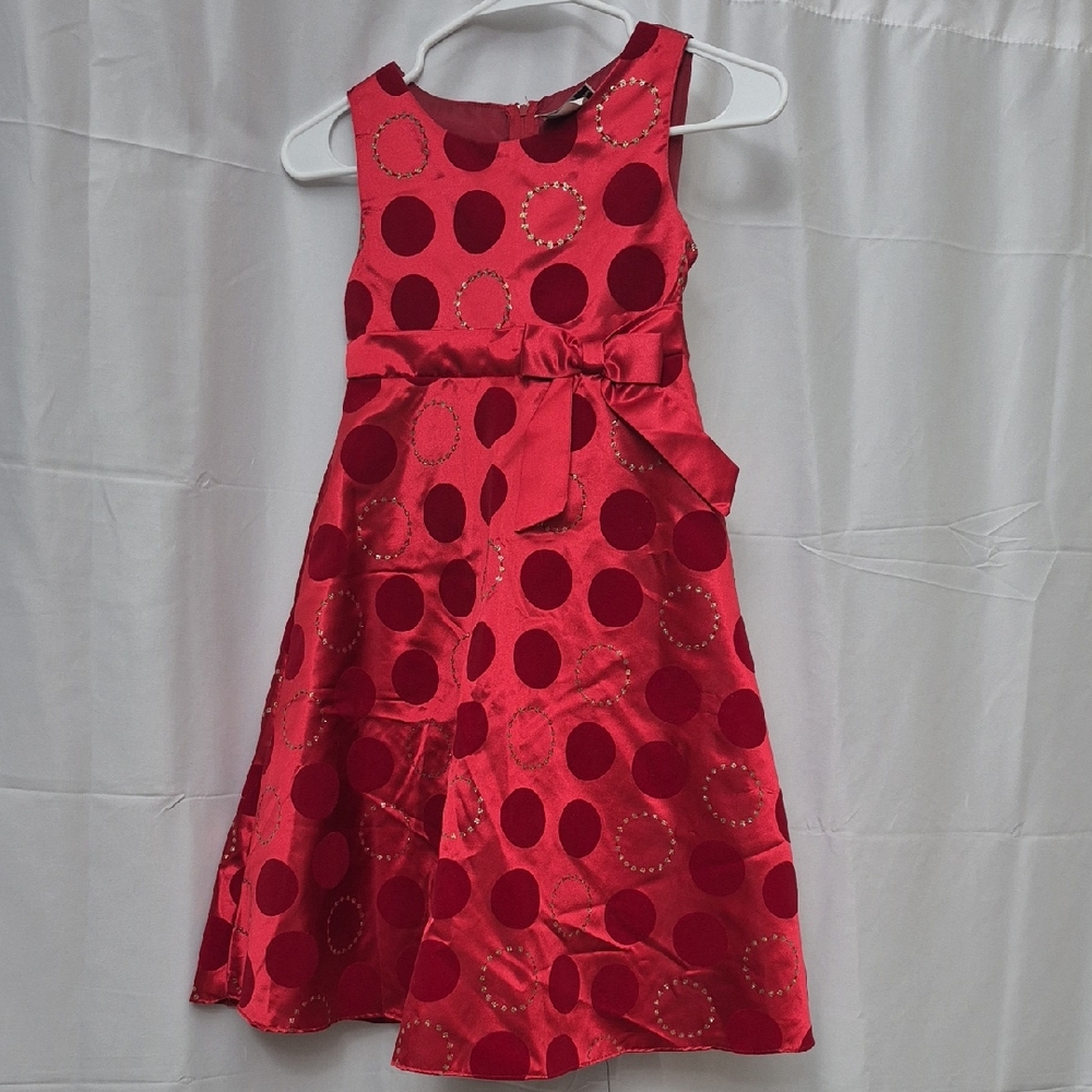 Rare Editions Red Polka Dot Dress